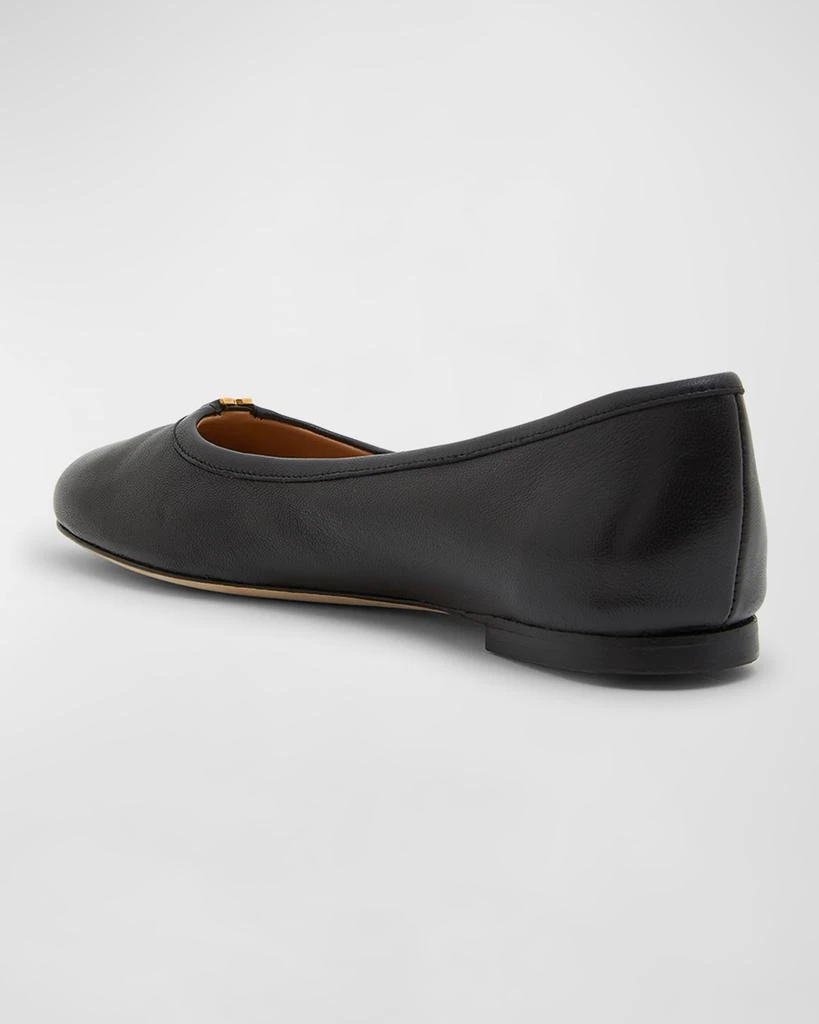 Chloé Marcie Leather Ballerina Flats 3