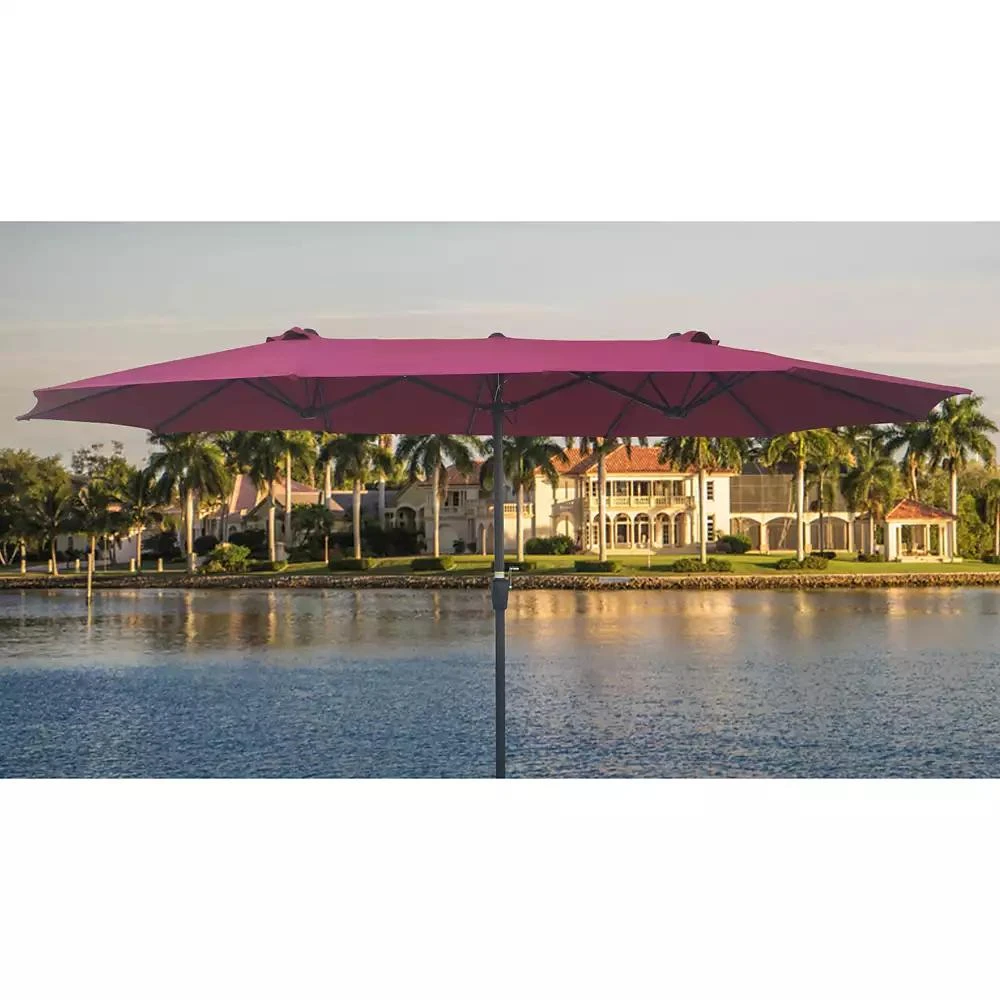 Streamdale Furniture Streamdale 15
 X 9
 Double-Sided Patio Umbrella Outdoor 3