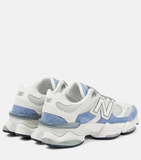 New Balance 9060 suede-trimmed sneakers 2