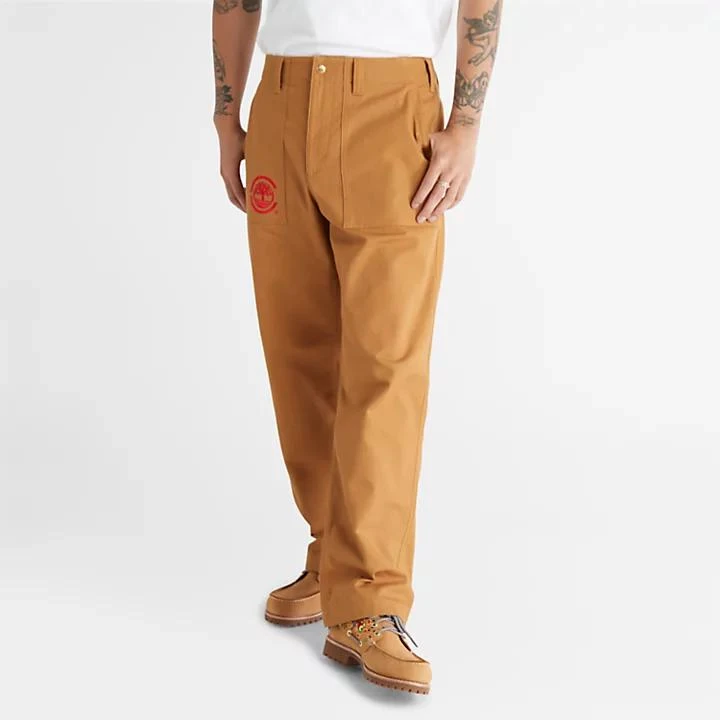 Timberland CLOT x Timberland® Duck Canvas Workwear Trousers in Dark Yellow 5