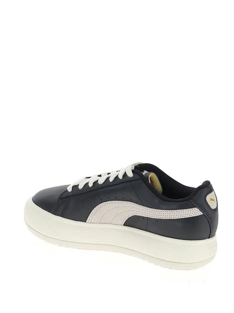 Puma Black And White Leather Sneakers 4