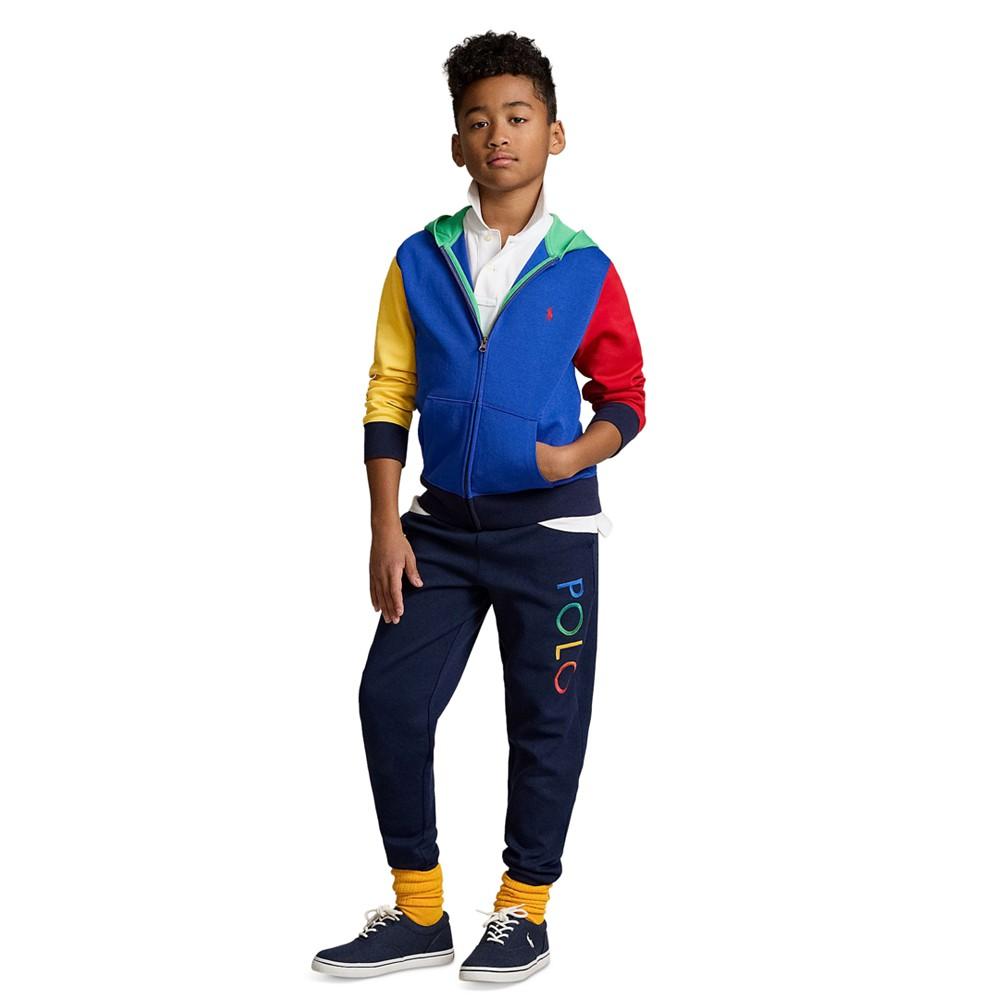 Polo Ralph Lauren Big Boys Color-Blocked Ombre-Logo Zip Hoodie