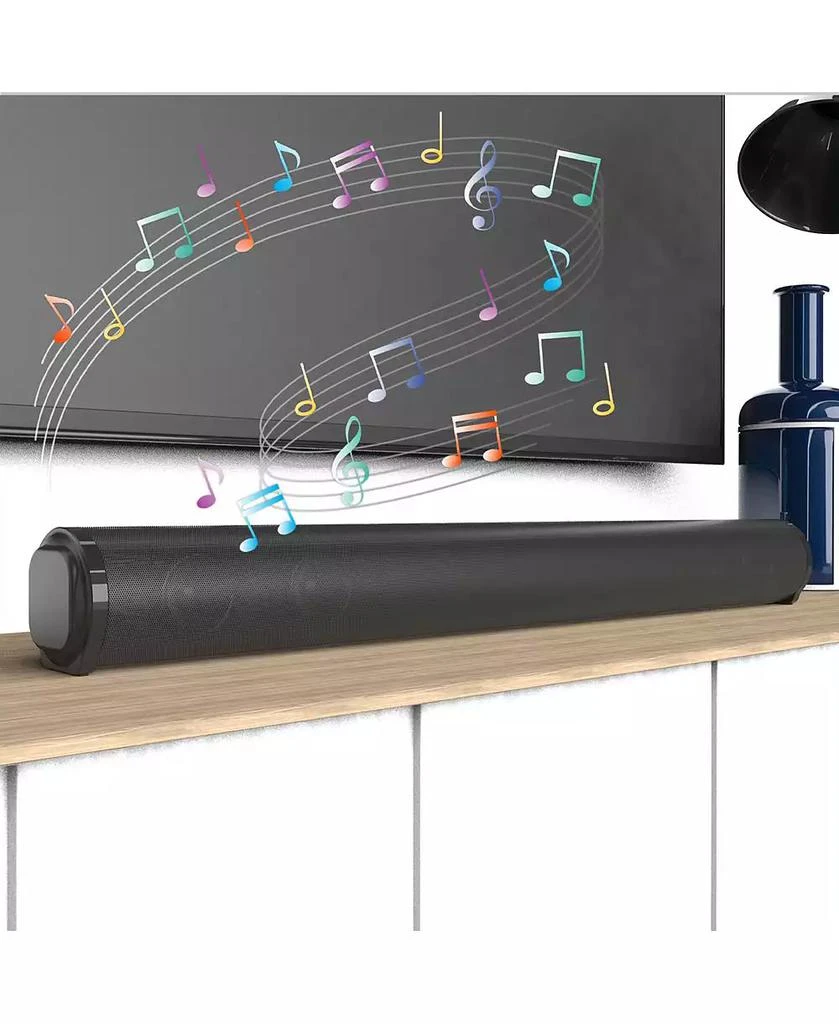 Artudatech 4-Speaker Sound Bar with Wireless Bass, Bluetooth 5.0, TWS
Multiple Inputs 2