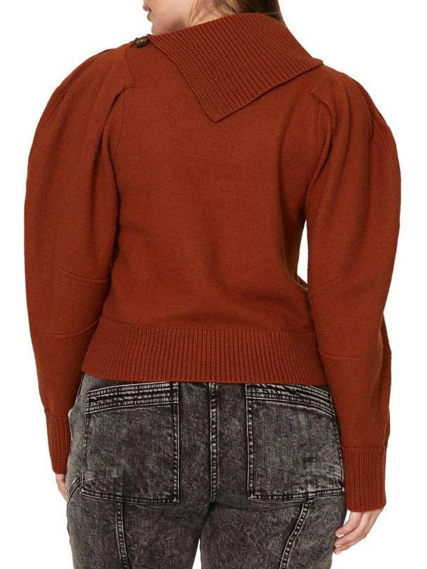 Ulla Johnson Riley Puff Sleeve Woollen Sweater 2