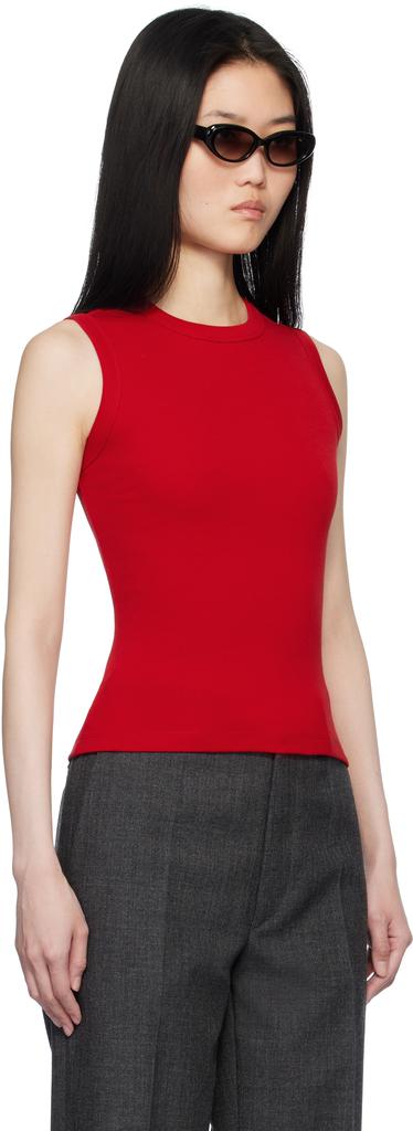 FLORE FLORE Red Esmé Tank Top