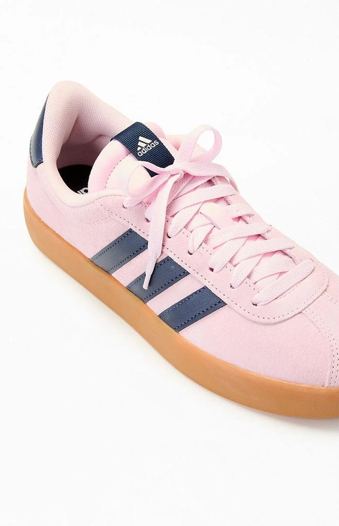 Adidas Women's Black & Pink VL Court 3.0 Sneakers 6