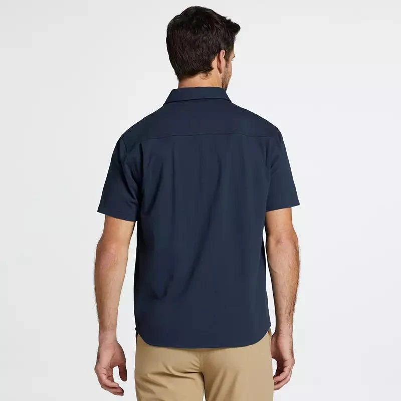 VRST VRST Men's Refined Knit Short Sleeve Button Up 3