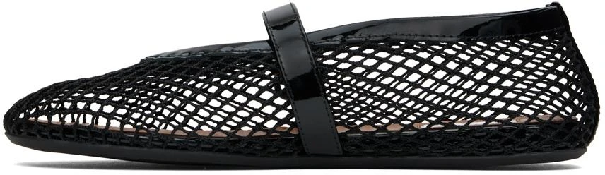 Alaïa Black Fishnet Ballerina Flats 3
