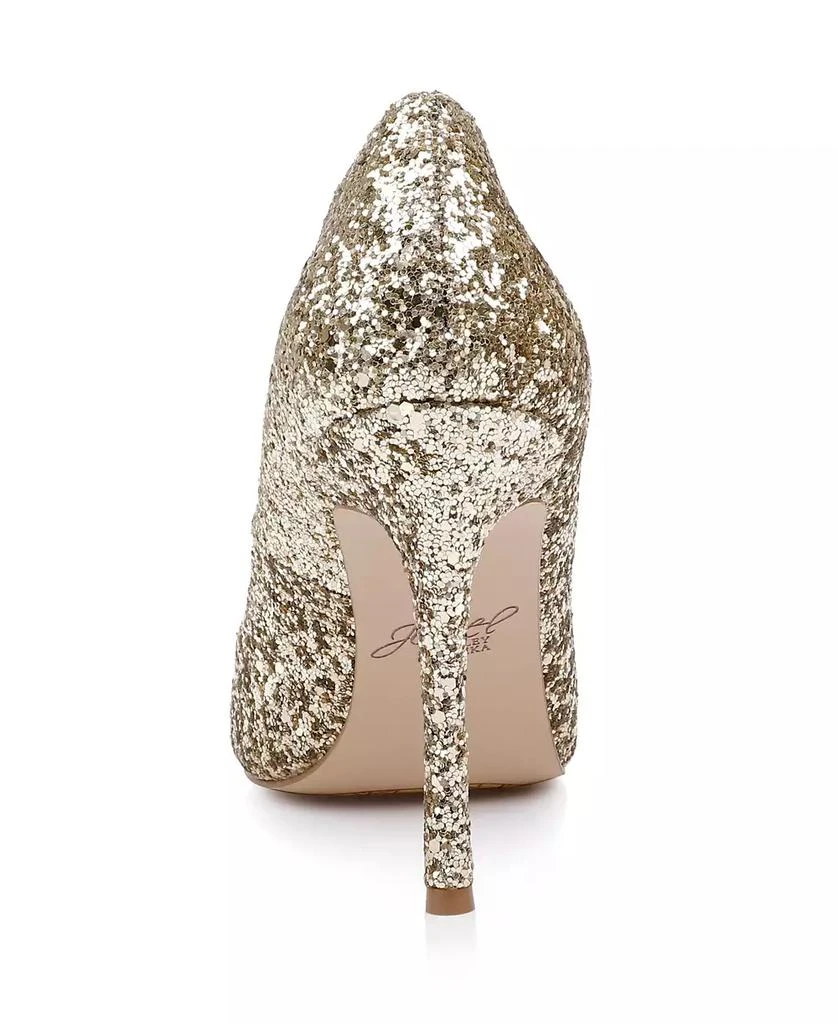 Badgley Mischka Women's Azalea Chunky Glitter Stiletto Evening Pumps 3