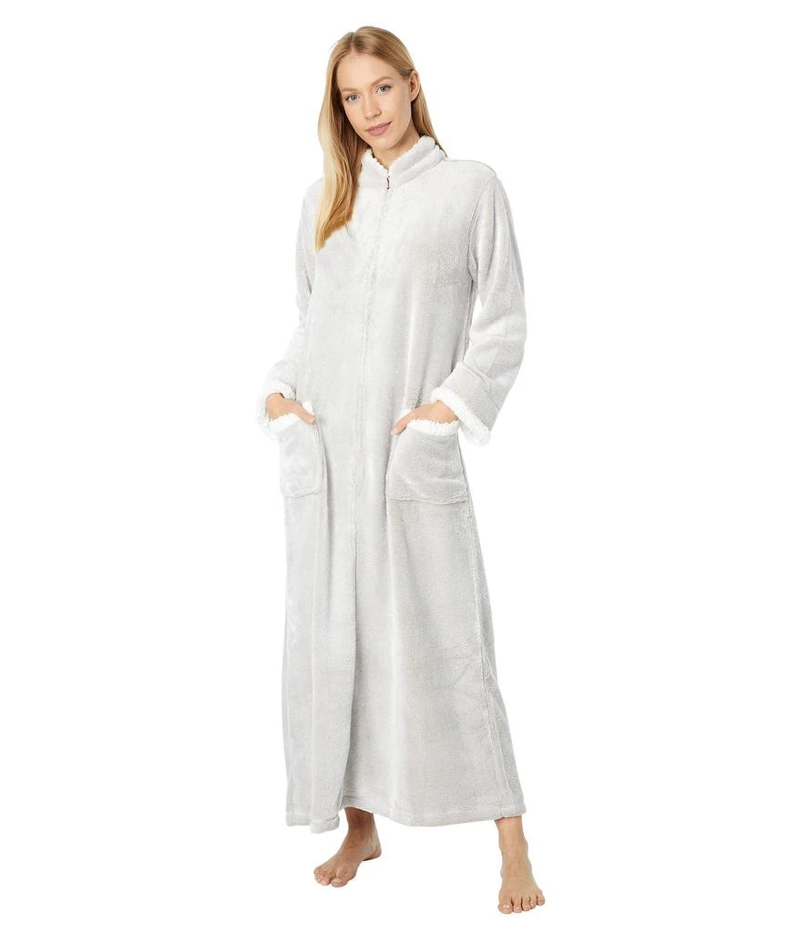 Natori Frosted Sherpa-Zip Caftan 1