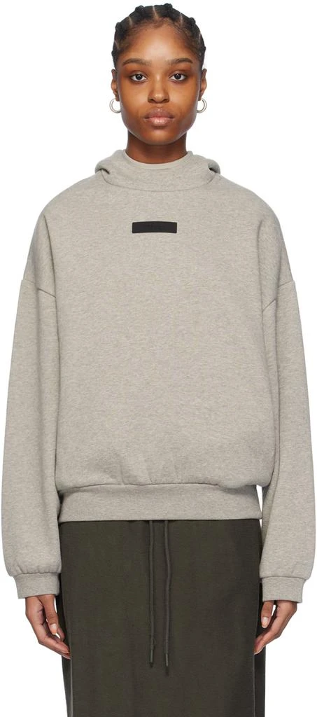 Fear of God ESSENTIALS Gray Pullover Hoodie 1