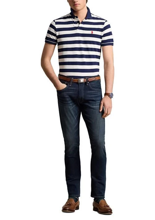 Ralph Lauren Classic Fit Striped Mesh Polo Shirt 3
