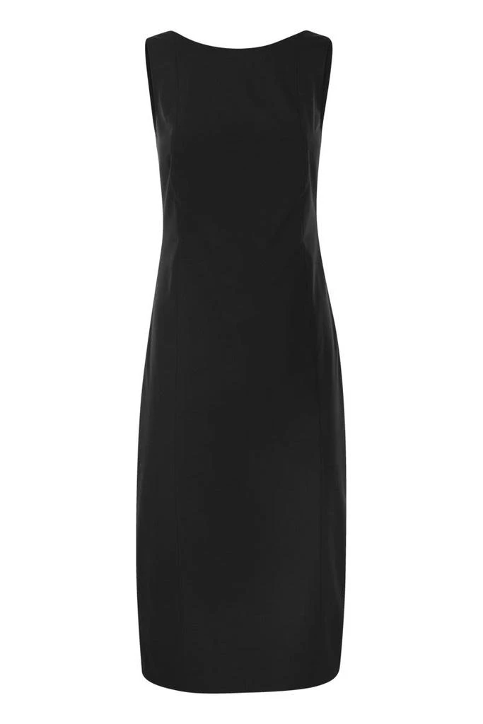 MAX MARA STUDIO FOGLIA - COTTON SHEATH DRESS 1