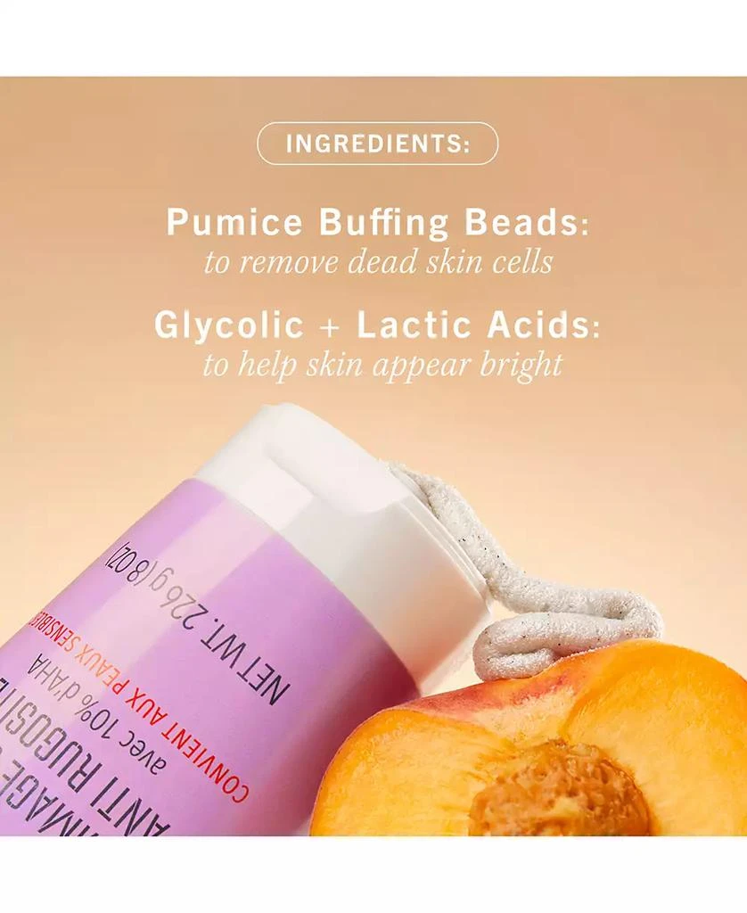 First Aid Beauty KP Bump Eraser Body Scrub With 10% AHA - Peach, 2 oz. 4