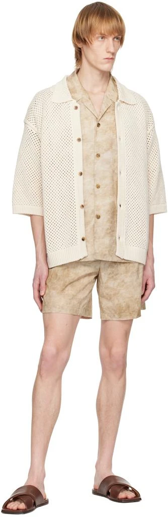 LE17SEPTEMBRE Beige Printed Shirt 4