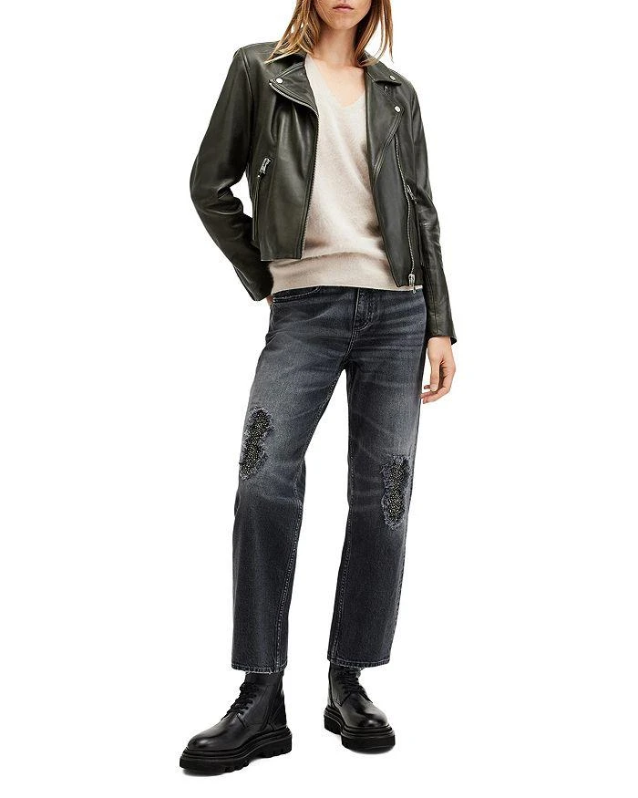 ALL SAINTS Dalby Leather Biker Jacket 2