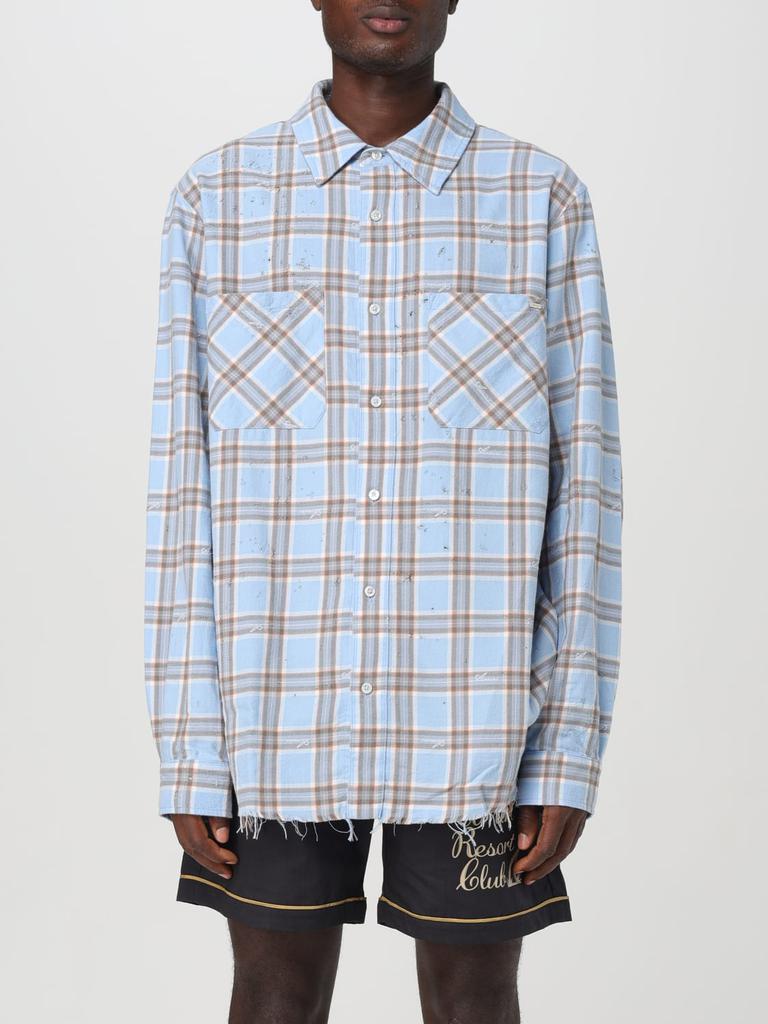Amiri Men's Boucle Padded Check Overshirt - Bergdorf Goodman