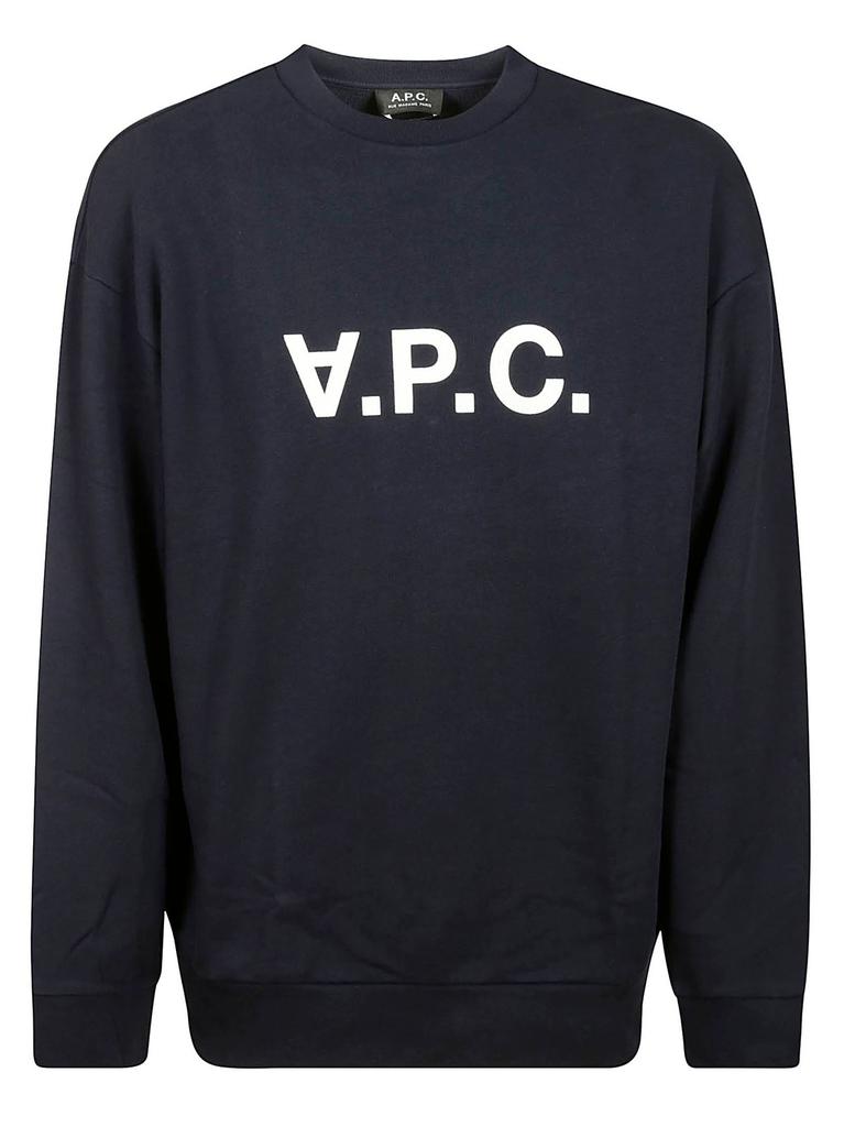A.P.C. A.P.C. Logo Printed Crewneck Sweatshirt