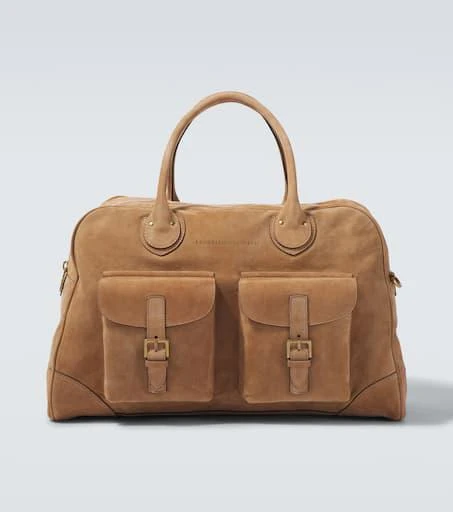 Brunello Cucinelli Suede duffel bag 1