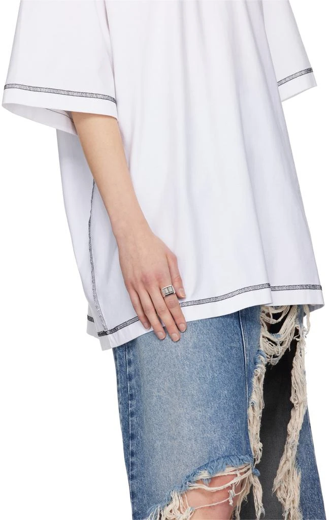 VTMNTS Silver Barcode Ring 2