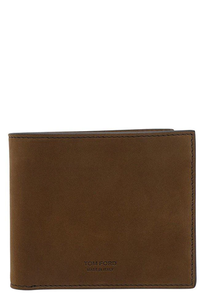 Tom Ford Tom Ford Logo Embossed Bi-Fold Wallet