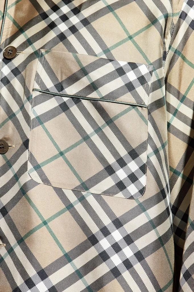 Burberry Burberry Checked Button-Up Pyjama Shirt 4