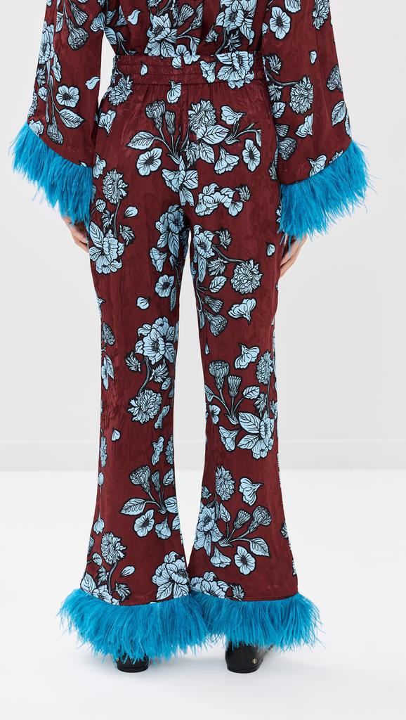 Borgo de Nor Havana Trousers With Feathers