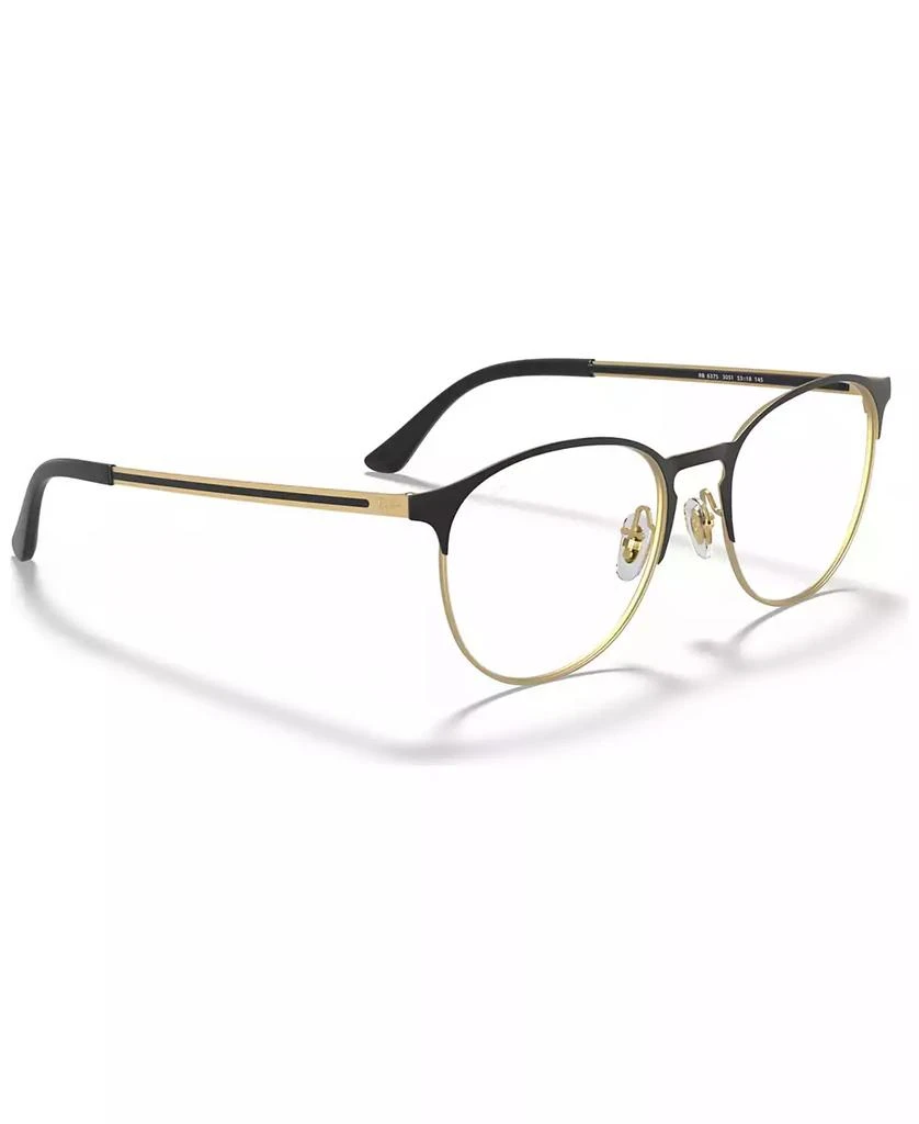 Ray-Ban RB6375 OPTICS Unisex Round Eyeglasses 5