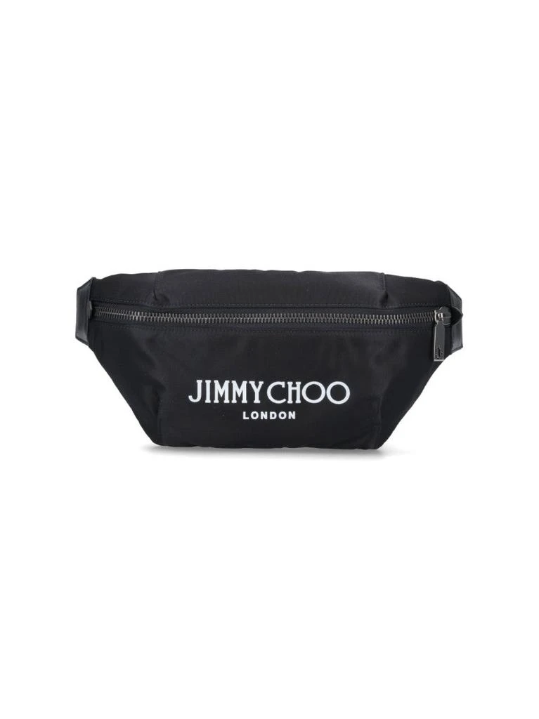 Jimmy Choo Finsley" Black Nylon Belt Bag 1