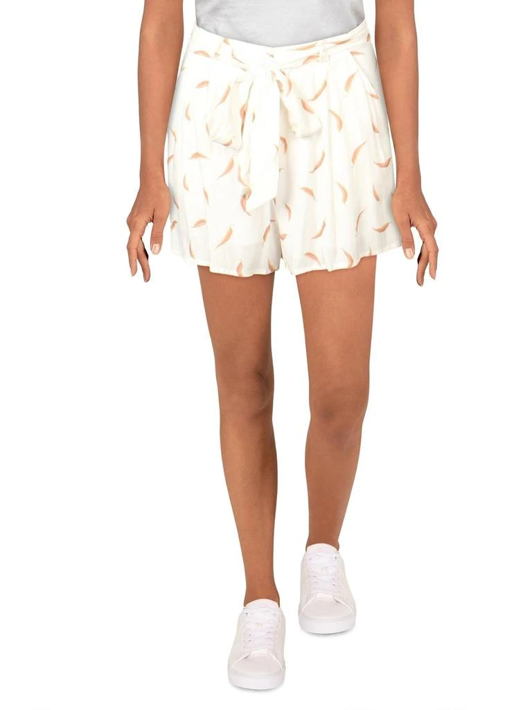 Charlie Holiday Womens Belted Midi Flat Front Tie-Waist/Belted 1
