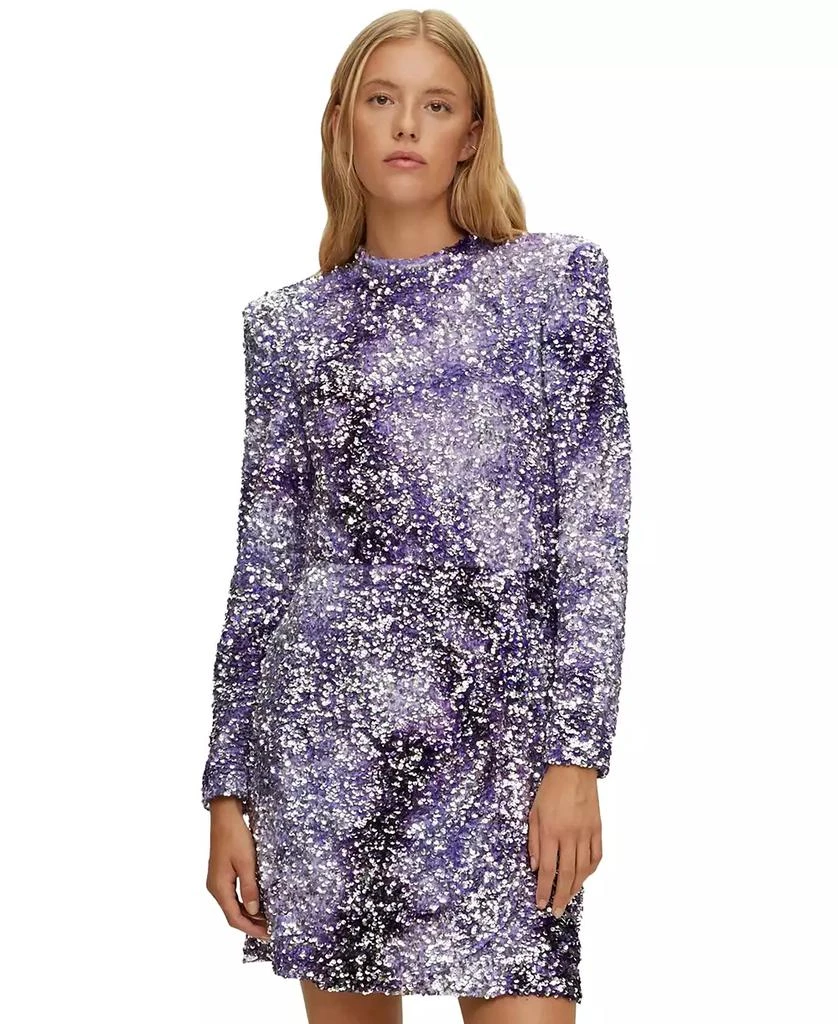 Hugo Boss Women's Slim-Fit Sequin Dress 1