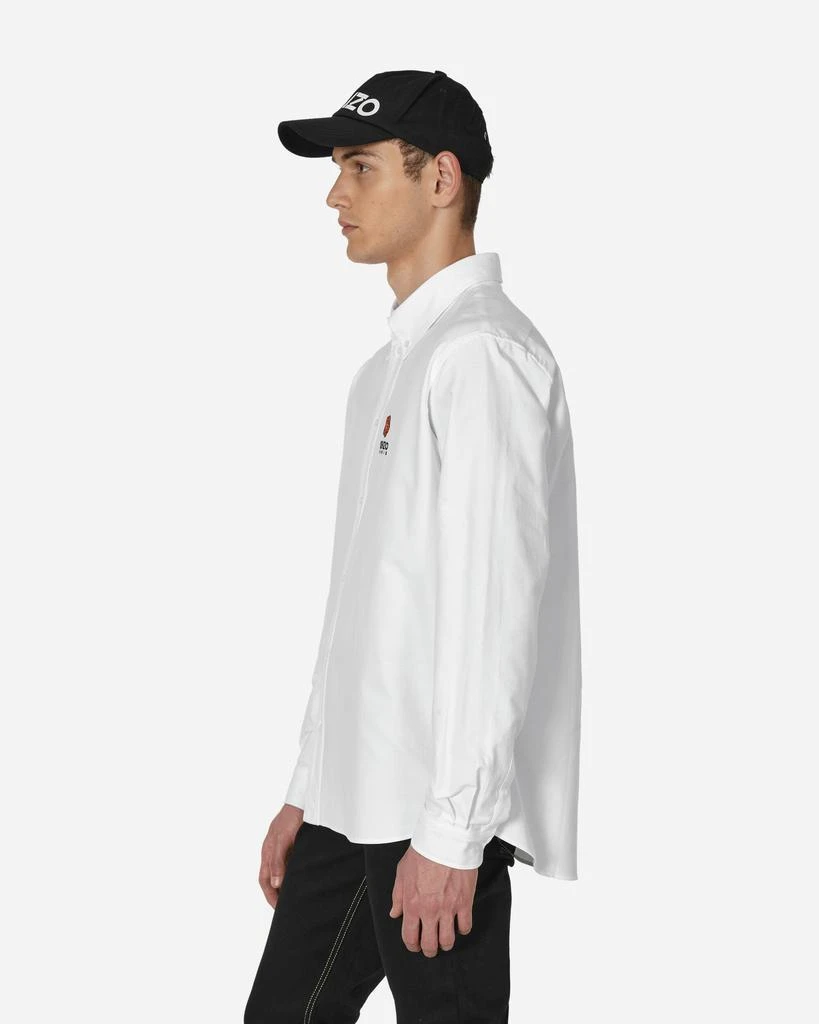 KENZO Paris 'Boke Flower' Crest Oxford Shirt White 2