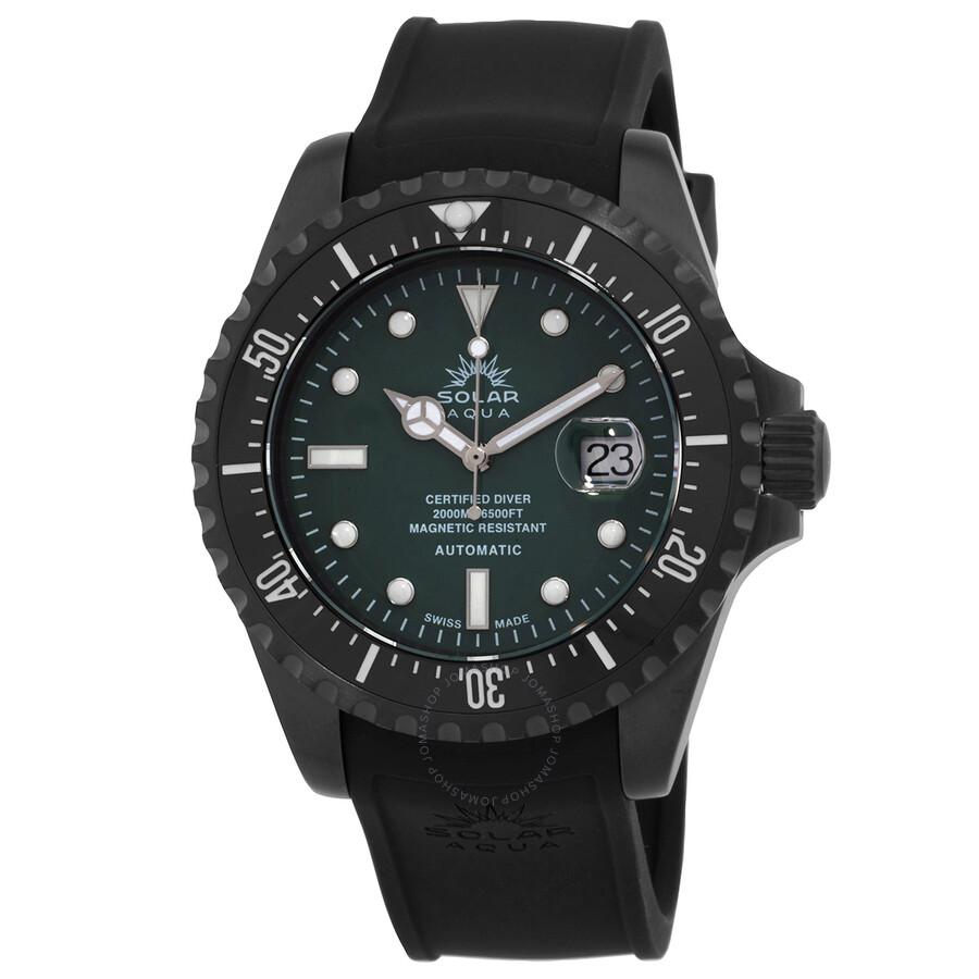Solar Aqua Deep Bay Automatic Green Dial Men's Watch SA0020.0014