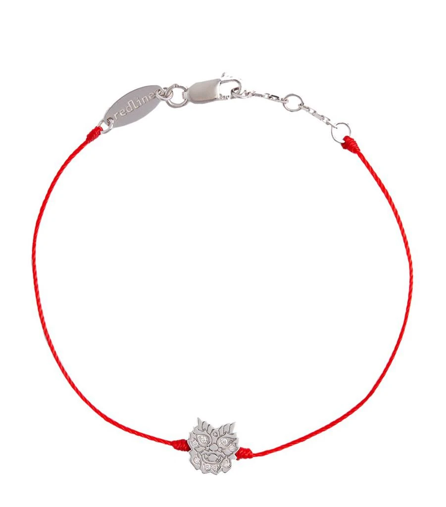 Redline White Gold and Diamond Lucky Dragon Bracelet 1