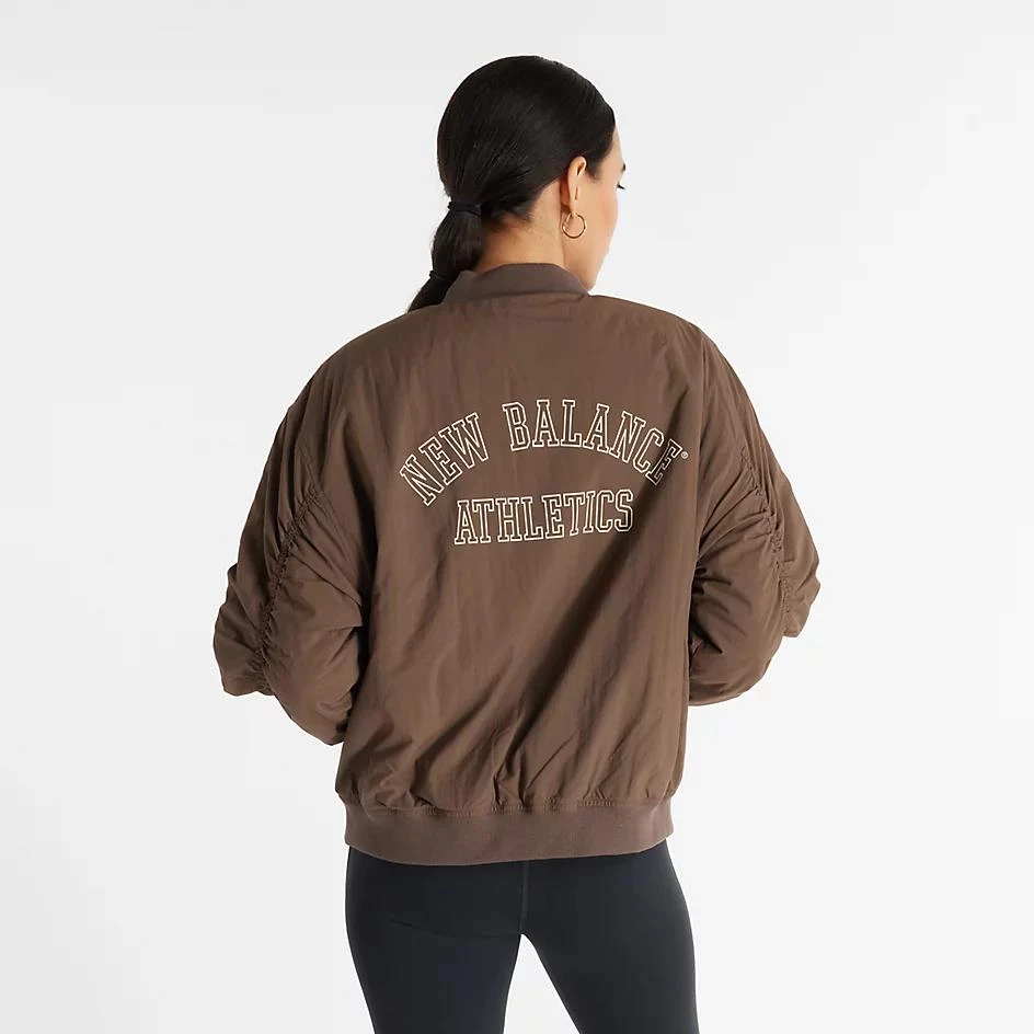 New Balance Graphic Woven Bomber Jacket 2