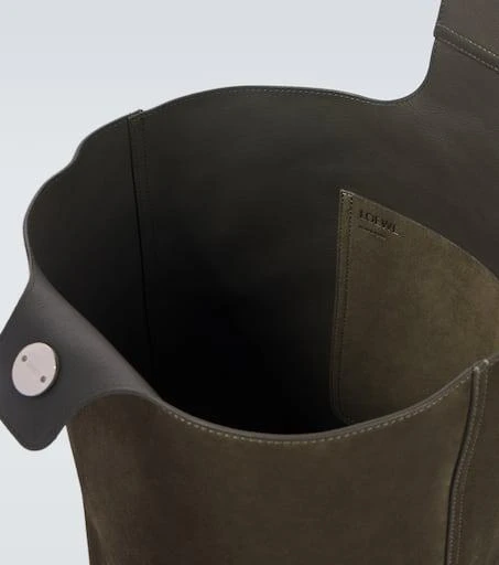 Loewe Pebble Large suede bucket bag 4