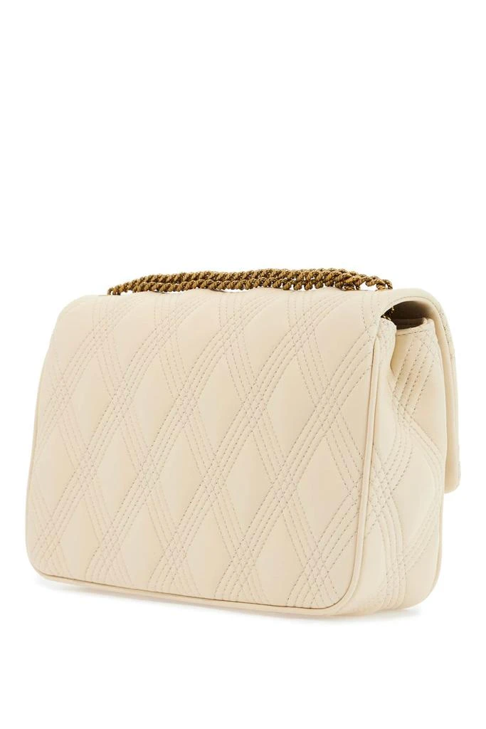 Valentino quilted shoulder bag butter white with golden chain 2