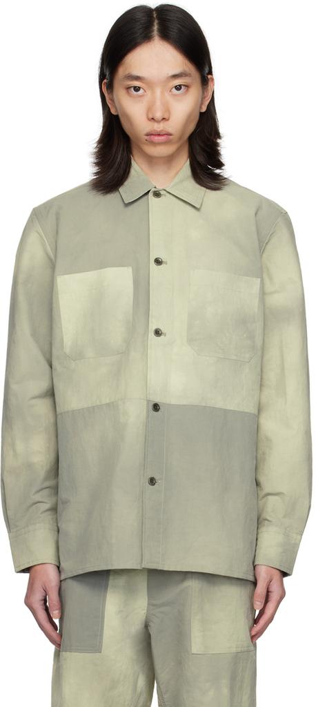 Shop Khaki Mo Oversized Stripe SS Shirt on Sale at