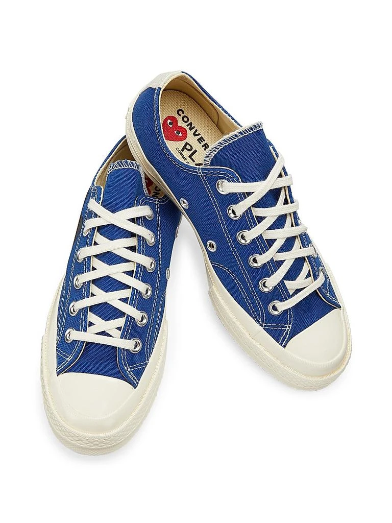 Comme des Garcons CdG PLAY x Converse Women's Chuck Taylor All Star Peek-A-Boo Low-Top Sneakers 4