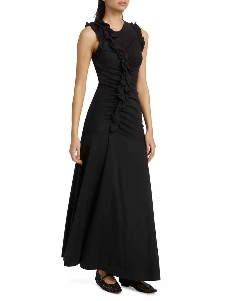 Ulla Johnson Bendetta Frilled Cotton Maxi Dress 4