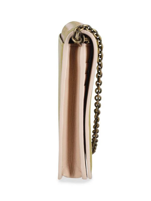 Bottega Veneta Leather Intrecciato Small Wallet On Chain 2
