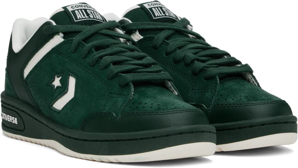 Converse Green Weapon Leather Low Top Sneakers 4
