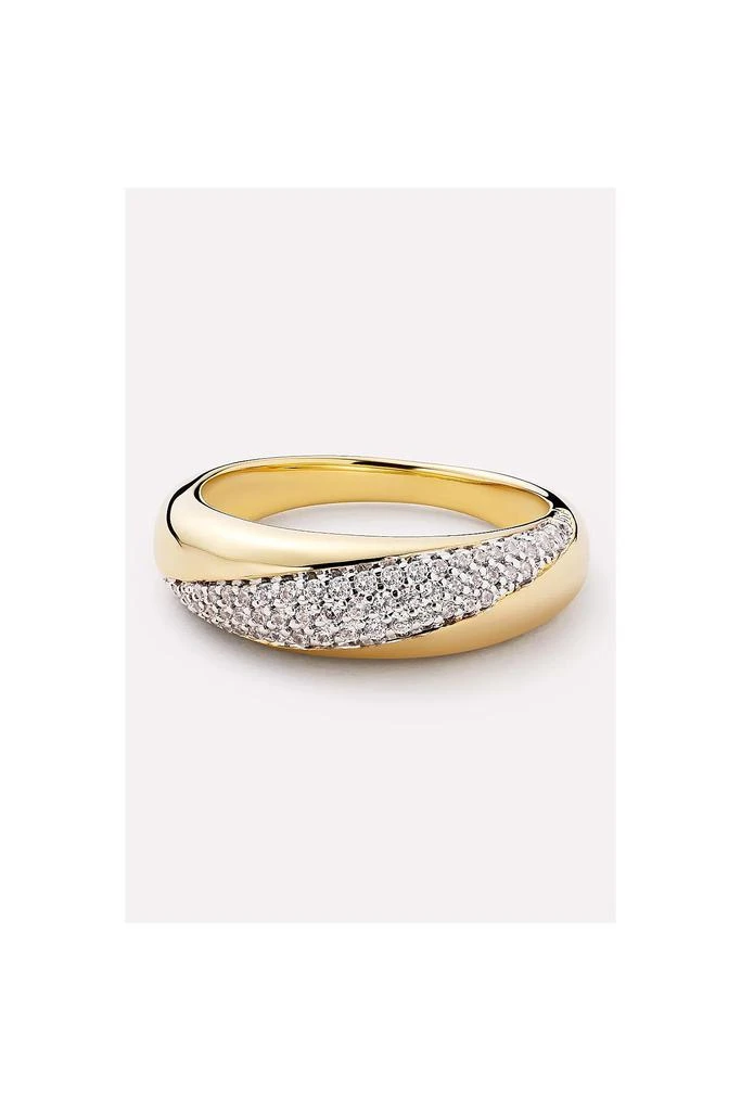 Ana Luisa Ana Luisa Kira Dome Gold Band Ring 2