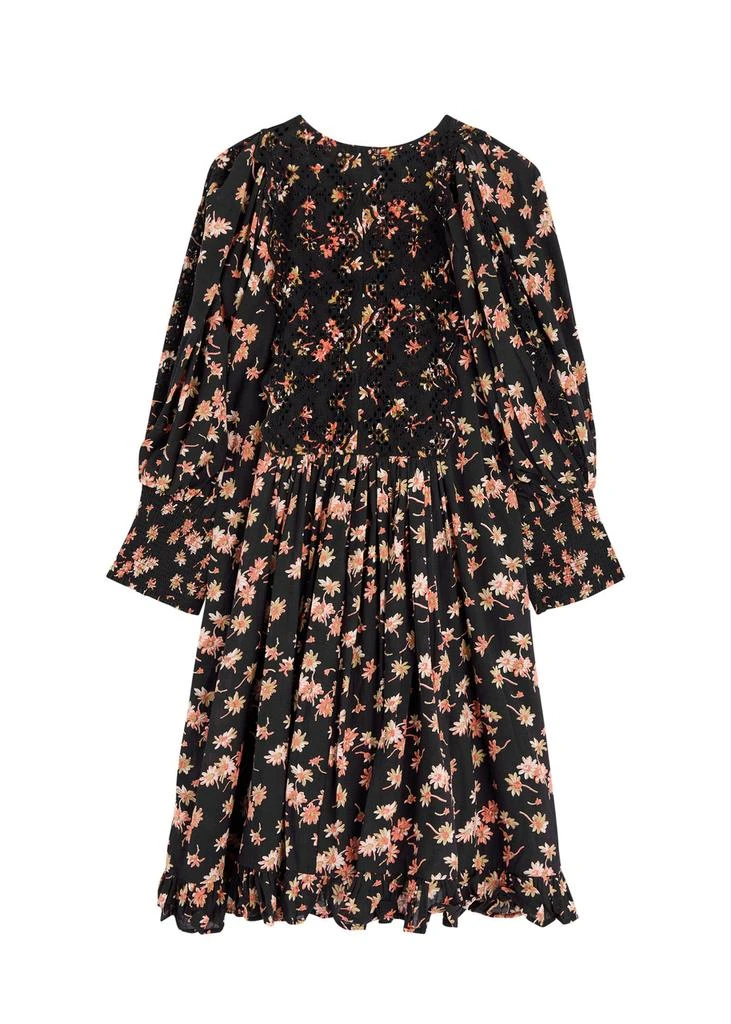 BYTIMO Floral-print cotton-blend mini dress 1