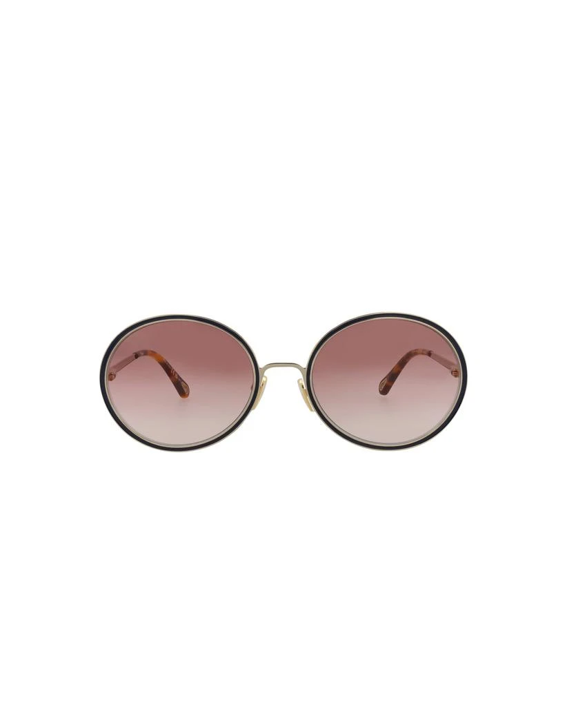 Chloé Round-Frame Metal Sunglasses 1