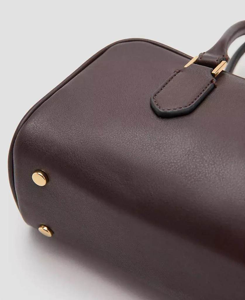 Mango Women
s Faux-Leather Finish Bowling Bag 6