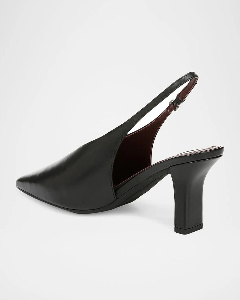 Vince Devi Smooth Leather Slingback Pumps 3