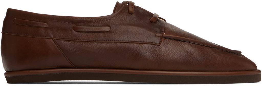 Shop Brown Soft Leather Deck Shoes on Sale at BeyondStyle – Get 61