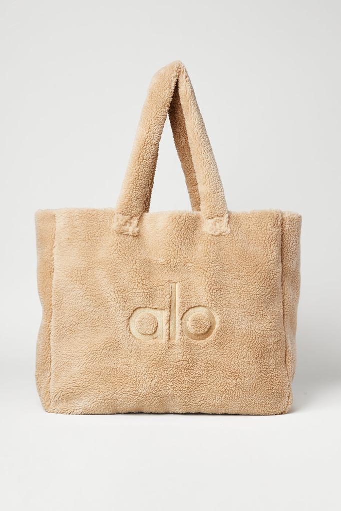 Alo Foxy Sherpa Tote - Camel - Tote Bags - Free Shipping