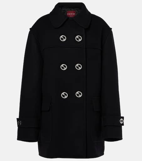 Gucci Wool peacoat - Coats - Free Shipping - BeyondStyle